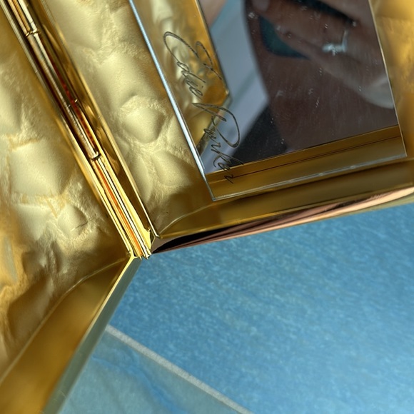 Edie Parker Gold Clutch